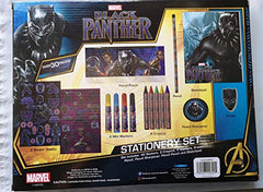 Marvel Amazing Black Panther 30 Piece Stationery Set - School Supplies, Multicolored