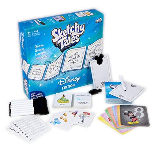 Disney Sketchy Tales Game - Magical Disney Games for Kids - Draw Your Favorite Disney Characters - Fun for Kids and Adults