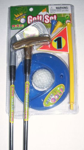 One Youth 7 Piece Golf Set (Real Metal), Assorted Colors