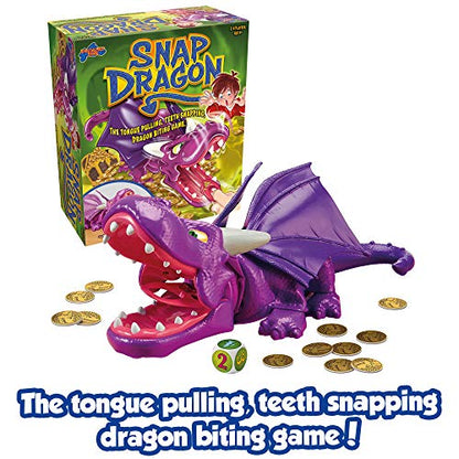 TOMY Snap Dragon Action Board Game for Kids, Family Board Games, Multicolor, 4 Years and Up