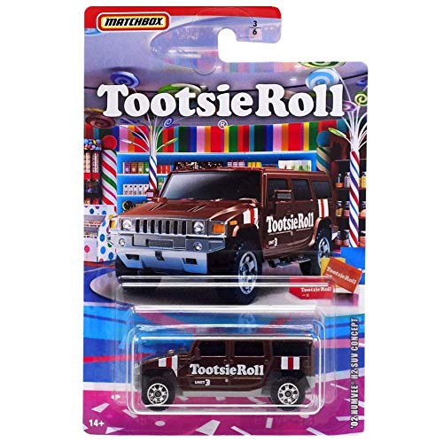 Matchbox Tootsie Roll '02 Humvee H2 SUV Concept Diecast 1/64