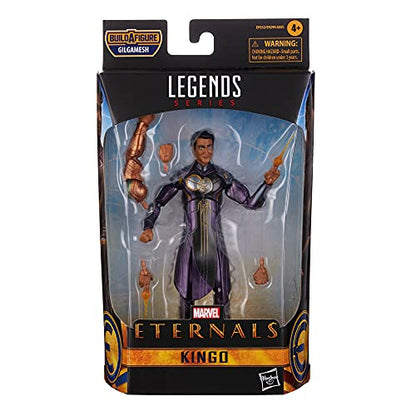 Marvel Hasbro Legends Series The Eternals 6-Inch Action Figure Toy Kingo, Movie-Inspired Design, Includes 4 Accessories, Ages 4 and Up