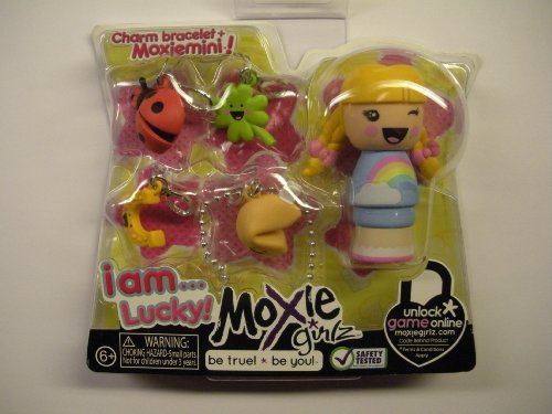 Moxie Girlz Charm Bracelet & Moxiemini - I AM . . . LUCKY