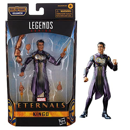 Marvel Hasbro Legends Series The Eternals 6-Inch Action Figure Toy Kingo, Movie-Inspired Design, Includes 4 Accessories, Ages 4 and Up