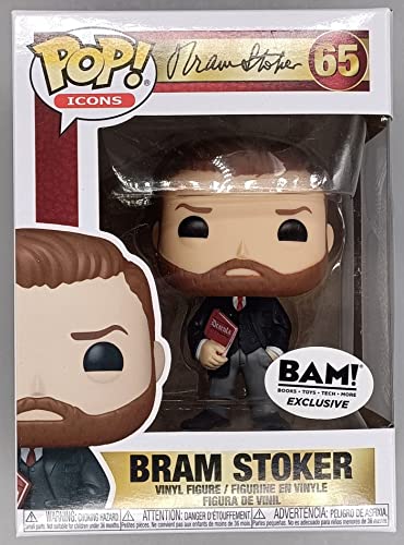 Exclusive Bram Stoker with Book Funko Icon Pop! Vinyl