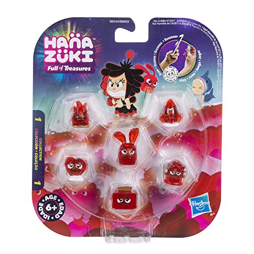 HANAZUKI Treasure Feisty Fury Toy Figure (6 Pack)