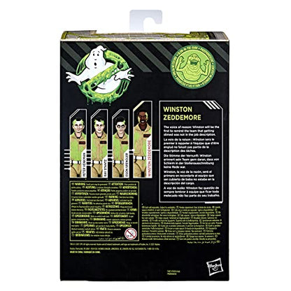 Ghostbusters Plasma Series Glow-in-The-Dark Winston Zeddemore Toy 15-Cm-Scale Collectible Classic 1984 Figure, Ages 4 and Up, Multicolor, F4851