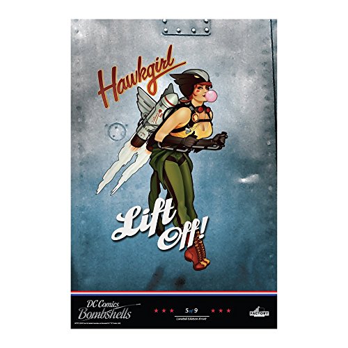 Factory Entertainment DC Comics DC Bombshells Lithograph Print Set