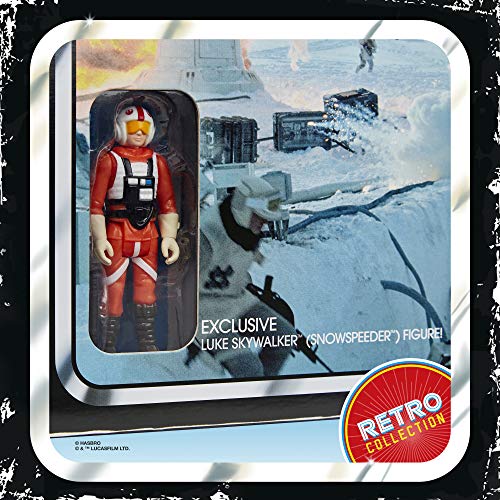 Hasbro Gaming Star Wars The Empire Strikes Back Hoth Ice Planet Adventure Board Game; Based on The 1980 Board Game; Exclusive Luke Skywalker (Snowspeeder) Figure