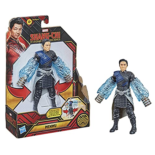 Marvel Hasbro Hasbro Shang-Chi and The Legend of The Ten Rings Wenwu 6-inch Action Figure Toy with Ten Rings Power Attack Feature for Kids Ages 4 and Up