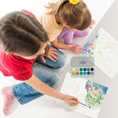 Marinia’s Magic Watercolor – Watercolor kit for kids – Glow-in-the-dark