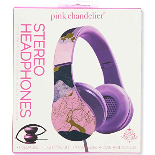 Pink Chandelier Stereo Headphones (Sarah Callis)