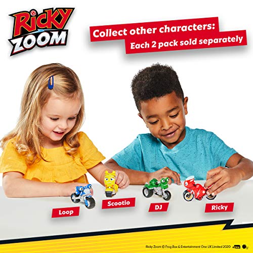 Ricky Zoom Loop & Scootio Motorcycle Toys (Set of 2), Multi