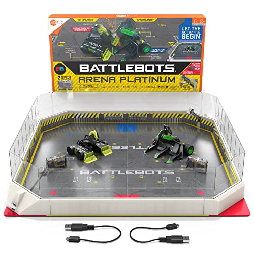 HEXBUG BattleBots Arena Platinum – Multiplayer Remote Control Robot Toy for Kids – for Boys and Girls Ages 8 and Up