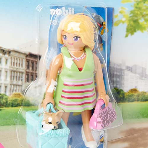 Playmobil 70241 Playmo-Friends Woman with Puppy, Multicoloured