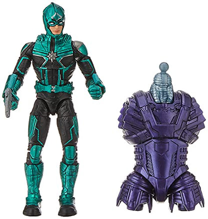 Marvel Captain Marvel 6-inch Legends Yon-Rogg Kree Figure for Collectors, Kids, and Fans