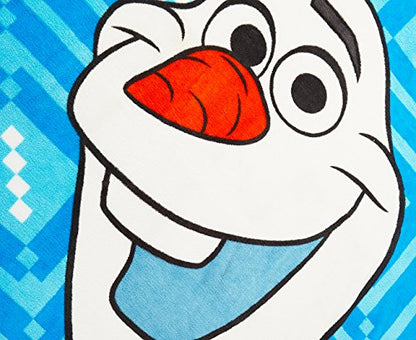 Disney 90inx62in Frozen Olaf Micro Raschel Blanket - Blue