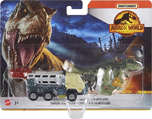 Jurassic World Toys Dino Transporters, 1 Vehicle & 1-2 Mini Dinosaurs, Ages 3 Years Old & Up