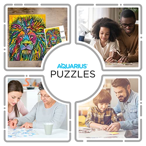 AQUARIUS Dean Russo Lion Jigsaw Puzzle (500 Piece Jigsaw Puzzle) - Glare Free - Precision Fit - Officially Licensed Dean Russo Merchandise & Collectibles - 14 x 19 Inches