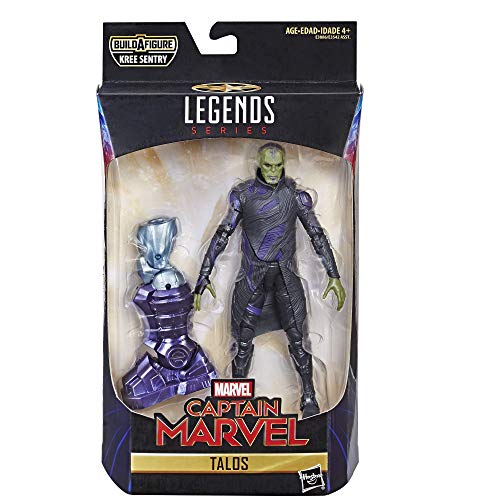 Marvel Captain Marvel 6-inch Legends Talos Skrull Figure for Collectors, Kids, and Fans