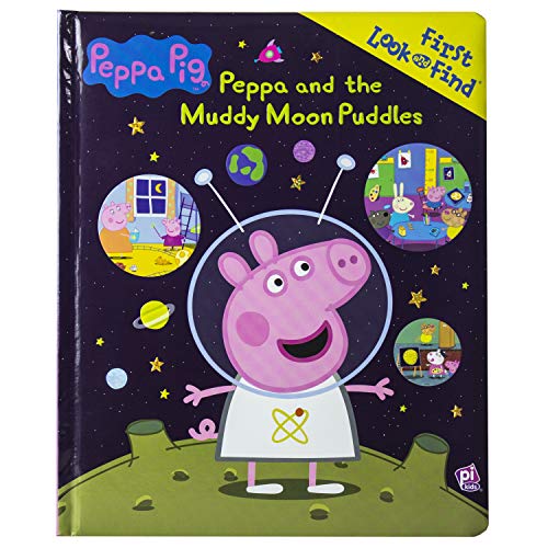 Peppa Pig - Peppa and the Muddy Moon Puddles - First Look and Find Activity Book - PI Kids