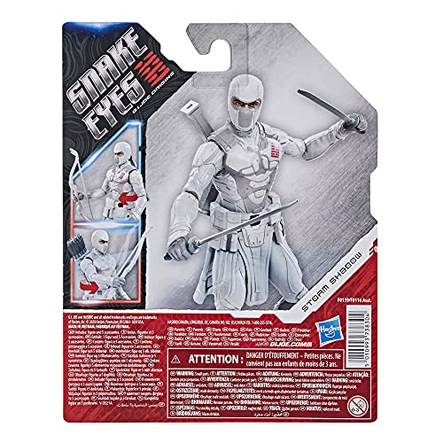 G. I. Joe Snake Eyes: G.I. Joe Origins Storm Shadow Action Figure Collectible Toy with Fun Action Feature and Accessories, Toys for Kids Ages 4 and Up