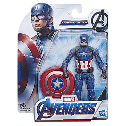 Avengers Marvel Captain America 6"-Scale Marvel Super Hero Action Figure Toy