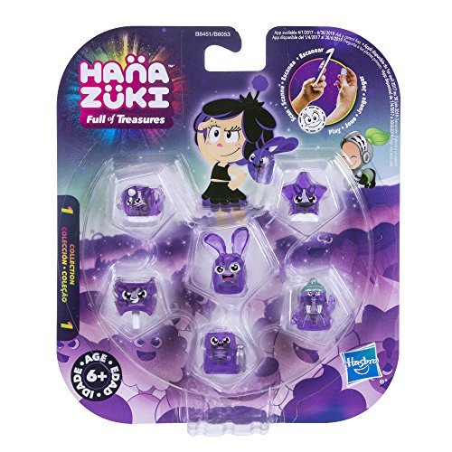 Hanazuki Treasure 6-Pack Purple/Courageous (Collection 1)