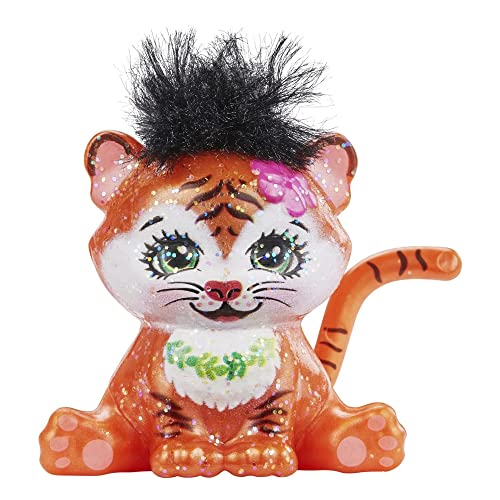 Enchantimals Junglewood Tuft Orange Striped Tiger Figure - GJX26 ~ Tanzie Tiger's Bestie