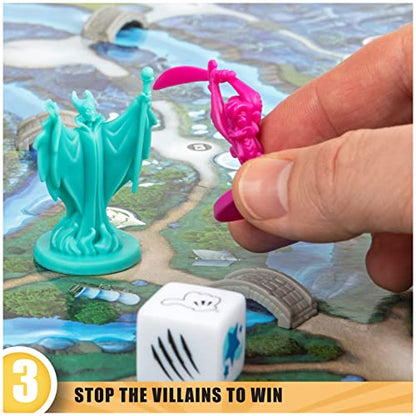 Disney Sidekicks Cooperative Strategy Board Game with Custom Sculpted Figures, for Families, Adults, and Kids Ages 8 and up