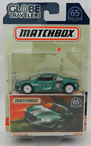 Matchbox Globe Travelers Green Audi R8 65TH Anniversary