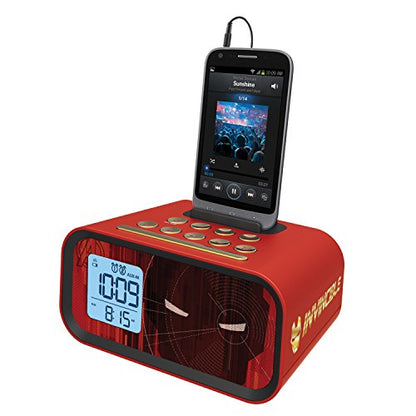 Iron Man Dual Alarm Clock Speaker System (MR-M23)
