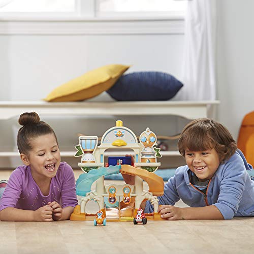 Hasbro Top Wing Mission Ready Track Playset, Includes Ramp Jump & Double Vehicle Launcher for Top Wing Vehicles, Toy for Kids Ages 3 to 5, Model Number: E5277