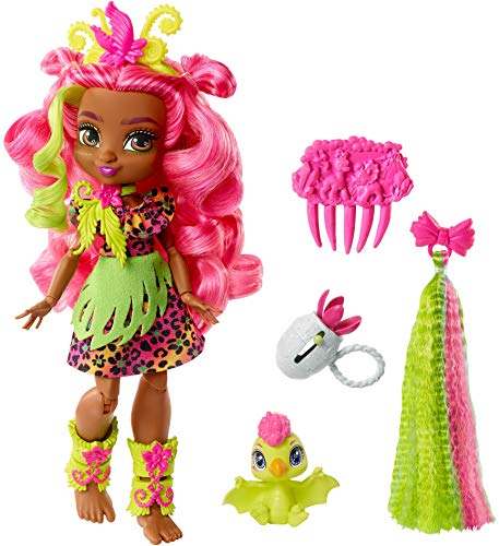 Mattel Cave Club Fernessa Doll with Dino Pet & Accessories