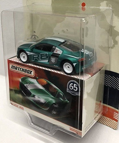 Matchbox Globe Travelers Green Audi R8 65TH Anniversary