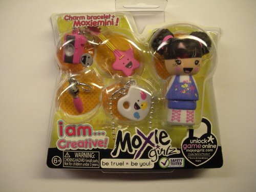 Moxie Girlz Charm Bracelet & Moxie Mini - I AM . . . CREATIVE