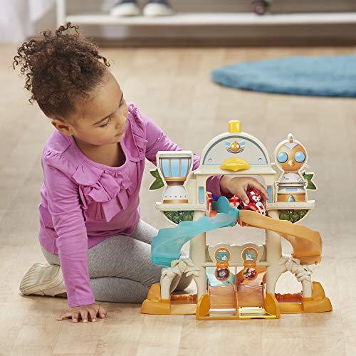 Hasbro Top Wing Mission Ready Track Playset, Includes Ramp Jump & Double Vehicle Launcher for Top Wing Vehicles, Toy for Kids Ages 3 to 5, Model Number: E5277