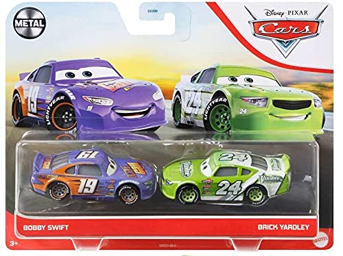 Disney Pixar Cars Bobby Swift & Brick Yardley - Metal Series