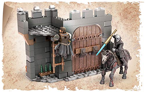 Mega Construx Game of Thrones Winterfell Defense Construction Set with character figures, Building Toys for Collectors (185 Pieces)