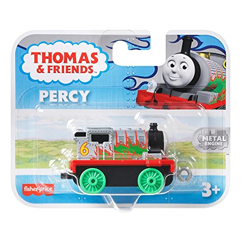 Thomas and Friends Adventures Percy Chrome with Green Flames GYV66 Metal Engine