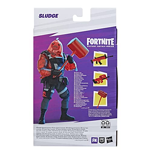 FORTNITE Victory Royale Series Sludge Collectible Action Figure with Accessories, 8+ Years, 6-inch