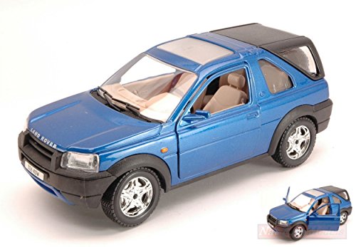 Burago BU22012BL Land Rover Freelander 1998 Blue 1:24 MODELLINO DIE CAST Model kompatibel mit