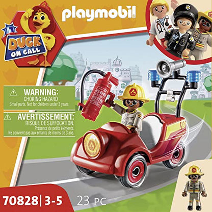 Playmobil Duck On Call - Fire Rescue Mini-Car