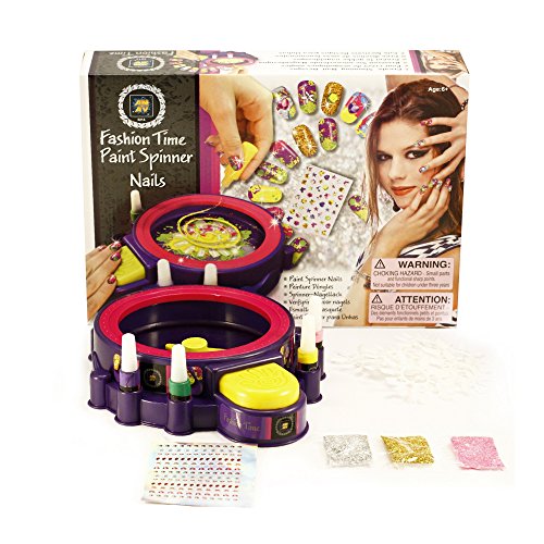 AMAV Toys Fashion Time - Paint Spinner Nails Multi Color Craft Kit