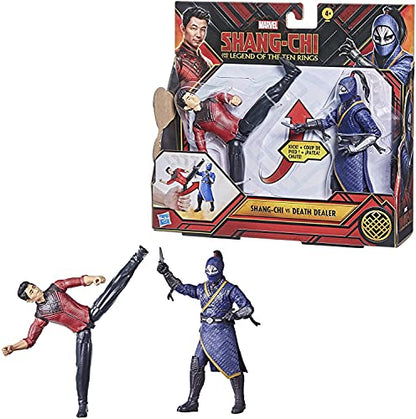 Marvel Hasbro Shang-Chi and The Legend of The Ten Rings Action Figure Toys, Shang-Chi vs. Death Dealer 6-inch Battle Pack, Kids Ages 4 and Up