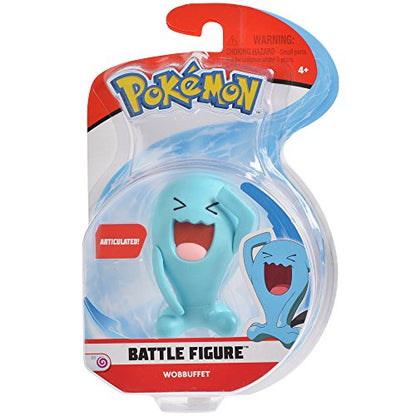 Pokemon 3 Inch Wobbuffet Articulated Battle Action Figure