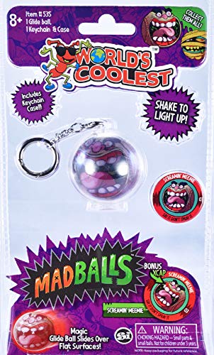 World's Coolest Mad Balls Glider Keychain