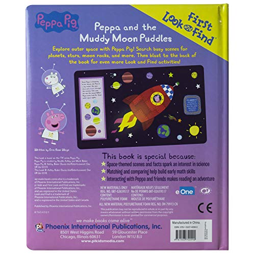 Peppa Pig - Peppa and the Muddy Moon Puddles - First Look and Find Activity Book - PI Kids