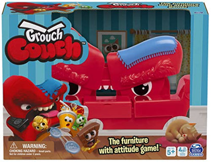 Grouch Couch, Furniture with Attitude Popular Funny Fast-Paced Board Game with Sounds, for Families and Kids Ages 5 and up