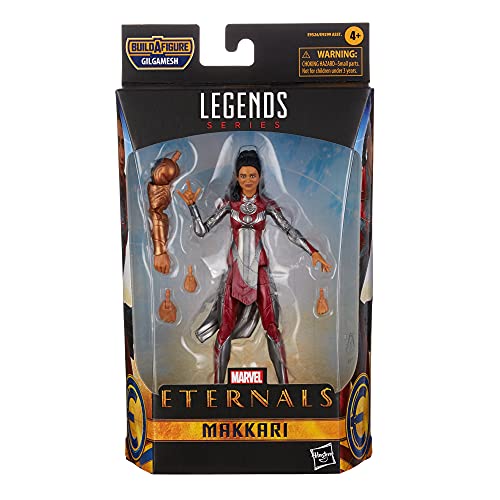 Marvel Legends Series The Eternals 6-Inch Makkari Action Figure Toy, Movie-Inspired Design, Includes 2 Accessories, Ages 4 and Up